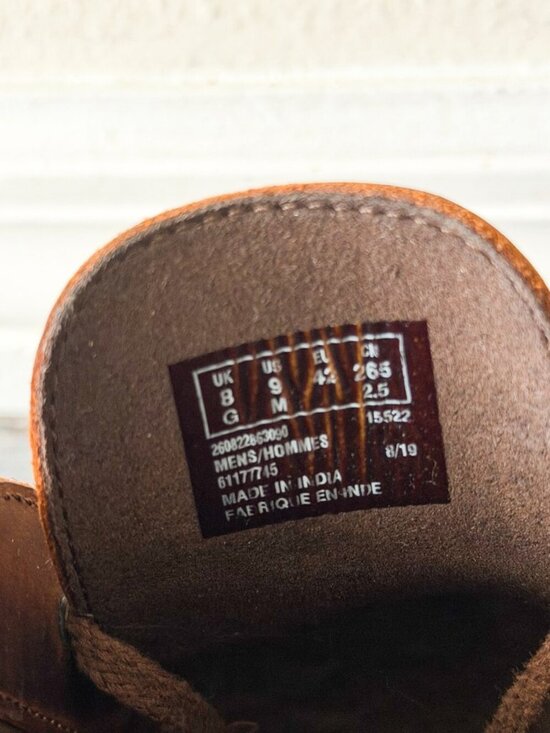 Clarks Desert Trek Chukka Boots Brown Leather Lace Up Men’s Size 9 main image 8